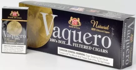 Vaquero Little Cigars come from Sunshine Tobacco