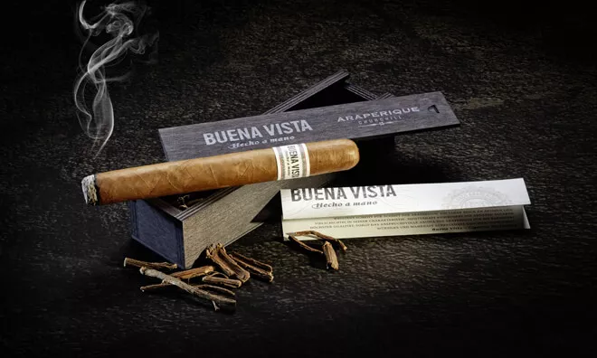 Buena Vista Araperique little cigars with the filling of Brazilian tobacco Arapiraca