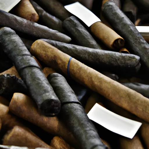 black little cigars